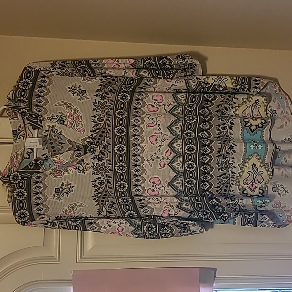 Honeyme Multicolor Patterned Blouse
